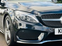USED 2017 17 MERCEDES-BENZ C-CLASS 2.1 C250d AMG Line (Premium Plus) Cabriolet 2dr Diesel G-Tronic+ Euro 6 (s/s) (204 ps) LOW MILES+LEATHER+SAT NAV+ULEZ