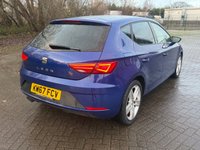 USED 2018 67 SEAT LEON 1.4 TSI FR Technology Hatchback 5dr Petrol Manual Euro 6 (s/s) (125 ps) 12M MOT NO ADVISORIES, 2 KEYS