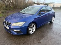 USED 2018 67 SEAT LEON 1.4 TSI FR Technology Hatchback 5dr Petrol Manual Euro 6 (s/s) (125 ps) 12M MOT NO ADVISORIES, 2 KEYS