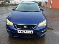 USED 2018 67 SEAT LEON 1.4 TSI FR Technology Hatchback 5dr Petrol Manual Euro 6 (s/s) (125 ps) 12M MOT NO ADVISORIES, 2 KEYS