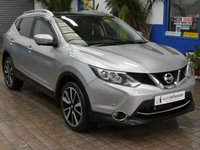 USED 2014 51 NISSAN QASHQAI 1.6 dCi Tekna SUV 5dr Diesel XTRON 2WD Euro 5 (s/s) (130 ps) SAT NAV SUNROOF LEATHER REAR VIEW CAMERA PARKING SENSORS 3 OWNERS FROM NEW SERVICE HISTORY VERY LOW MILES