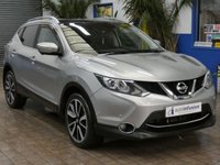 USED 2014 51 NISSAN QASHQAI 1.6 dCi Tekna SUV 5dr Diesel XTRON 2WD Euro 5 (s/s) (130 ps) SAT NAV SUNROOF LEATHER REAR VIEW CAMERA PARKING SENSORS 3 OWNERS FROM NEW SERVICE HISTORY VERY LOW MILES