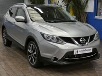 USED 2014 51 NISSAN QASHQAI 1.6 dCi Tekna SUV 5dr Diesel XTRON 2WD Euro 5 (s/s) (130 ps) SAT NAV SUNROOF LEATHER REAR VIEW CAMERA PARKING SENSORS 3 OWNERS FROM NEW SERVICE HISTORY VERY LOW MILES