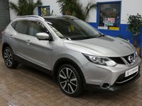 USED 2014 51 NISSAN QASHQAI 1.6 dCi Tekna SUV 5dr Diesel XTRON 2WD Euro 5 (s/s) (130 ps) SAT NAV SUNROOF LEATHER REAR VIEW CAMERA PARKING SENSORS 3 OWNERS FROM NEW SERVICE HISTORY VERY LOW MILES