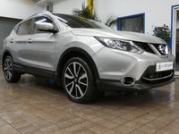 USED 2014 51 NISSAN QASHQAI 1.6 dCi Tekna SUV 5dr Diesel XTRON 2WD Euro 5 (s/s) (130 ps) SAT NAV SUNROOF LEATHER REAR VIEW CAMERA PARKING SENSORS 3 OWNERS FROM NEW SERVICE HISTORY VERY LOW MILES