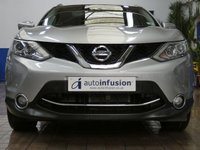 USED 2014 51 NISSAN QASHQAI 1.6 dCi Tekna SUV 5dr Diesel XTRON 2WD Euro 5 (s/s) (130 ps) SAT NAV SUNROOF LEATHER REAR VIEW CAMERA PARKING SENSORS 3 OWNERS FROM NEW SERVICE HISTORY VERY LOW MILES