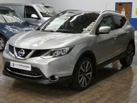 USED 2014 51 NISSAN QASHQAI 1.6 dCi Tekna SUV 5dr Diesel XTRON 2WD Euro 5 (s/s) (130 ps) SAT NAV SUNROOF LEATHER REAR VIEW CAMERA PARKING SENSORS 3 OWNERS FROM NEW SERVICE HISTORY VERY LOW MILES