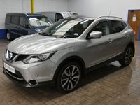 USED 2014 51 NISSAN QASHQAI 1.6 dCi Tekna SUV 5dr Diesel XTRON 2WD Euro 5 (s/s) (130 ps) SAT NAV SUNROOF LEATHER REAR VIEW CAMERA PARKING SENSORS 3 OWNERS FROM NEW SERVICE HISTORY VERY LOW MILES