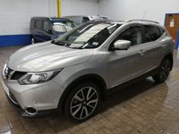 USED 2014 51 NISSAN QASHQAI 1.6 dCi Tekna SUV 5dr Diesel XTRON 2WD Euro 5 (s/s) (130 ps) SAT NAV SUNROOF LEATHER REAR VIEW CAMERA PARKING SENSORS 3 OWNERS FROM NEW SERVICE HISTORY VERY LOW MILES