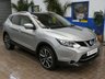 USED 2014 51 NISSAN QASHQAI 1.6 dCi Tekna SUV 5dr Diesel XTRON 2WD Euro 5 (s/s) (130 ps) SAT NAV SUNROOF LEATHER REAR VIEW CAMERA PARKING SENSORS 3 OWNERS FROM NEW SERVICE HISTORY VERY LOW MILES