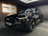 USED 2021 21 AUDI Q8 3.0 TDI V6 50 Black Edition SUV 5dr Diesel Tiptronic quattro Euro 6 (s/s) (286 ps) + CARPLAY/ANDROID AUTO +