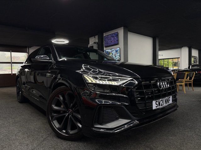 View our Audi Q8 3.0 TDI V6 50 Black Edition SUV 5dr Diesel Tiptronic quattro Euro 6 (s/s) (286 ps)