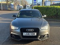 USED 2016 16 AUDI A5 2.0 TDI Black Edition Plus Sportback 5dr Diesel Multitronic Euro 6 (s/s) (190 ps) ULEZ+1FMO+FSH+NAV+HTDS+PC+LTHR