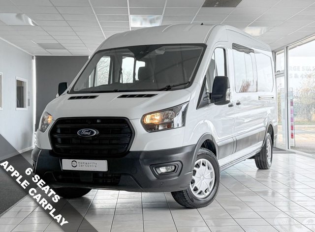 View our Ford Transit 2.0 350 EcoBlue Trend Crew Van Double Cab 5dr Diesel Manual L3 H2 Euro 6 (s/s) (130 ps) 