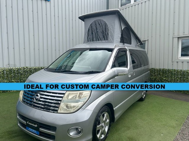 2007 NISSAN ELGRAND NISSAN ELGRAND 3.5 LITRE MPV IDEAL FOR CUSTOM CAMPER CONVERSION #1223 IDEAL FOR CUSTOM CAMPER CONVERSION