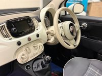 USED 2018 18 FIAT 500 1.2 Lounge Panoramic Hatchback 3 Door Petrol Manual Euro 6 (s/s) (69 bhp) PANORAMIC REAR PARKING AID CRUISE