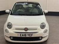 USED 2018 18 FIAT 500 1.2 Lounge Panoramic Hatchback 3 Door Petrol Manual Euro 6 (s/s) (69 bhp) PANORAMIC REAR PARKING AID CRUISE