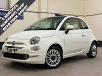 USED 2018 18 FIAT 500 1.2 Lounge Panoramic Hatchback 3 Door Petrol Manual Euro 6 (s/s) (69 bhp) PANORAMIC REAR PARKING AID CRUISE