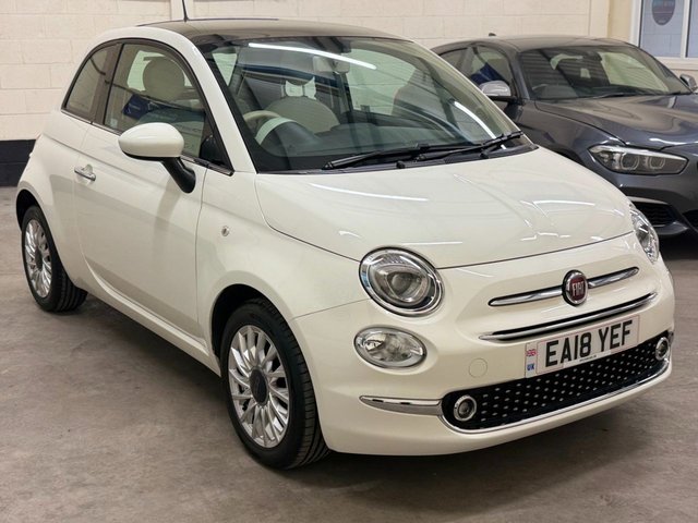 2018 18 Fiat 500 1.2 Lounge Panoramic Hatchback 3 Door Petrol Manual Euro 6 (s/s) (69 bhp)