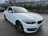 USED 2017 17 BMW 2 SERIES 2.0 218d Sport Coupe 2dr Diesel Auto. We are pleased to offer this stylish and highly efficient BMW 2 Series 218d Sport Coupe. Combining BMW's legendary rear-wheel-drive dynamics with a smooth automatic gearbox, this vehicle offers a perfect balance of sporty performance and impressive fuel economy. Having covered [Insert Mileage] miles with just 2 former keepers from new, it is fully Euro 6 compliant.This example is finished in the desirable 'Sport' trim, which adds dynamic exterior styling, bolstered sports seats, and a host of premium driver conveniences.Specification Highlights:BMW Navigation System (SatNav) – High-resolution display with intelligent route planning.Rear Parking Sensors – Visual and acoustic assistance for effortless parking.17