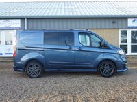 USED 2023 23 FORD TRANSIT CUSTOM 2.0 320 EcoBlue Limited Crew Van Double Cab 5dr Diesel Auto L1 H1 Euro 6 (170 ps) www.suffolkcarcentre.co.uk - Located at Reydon