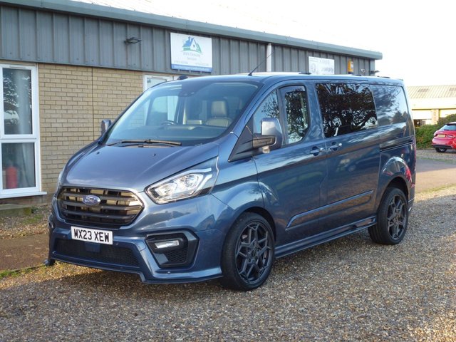 2023 23 Ford Transit Custom 2.0 320 EcoBlue Limited Crew Van Double Cab 5dr Diesel Auto L1 H1 Euro 6 (170 ps)