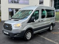 USED 2016 66 FORD TRANSIT 2.2 TDCi 350 HDT Trend Minibus 5dr Diesel Manual L2 H2 (196 g/km, 123 bhp) 