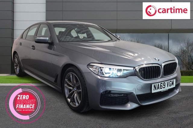 2020 BMW 5 Series 2.0 520d MHT M Sport Saloon 4dr Diesel Hybrid Auto Euro 6 (s/s) (190 ps) Reversing Assist Camera, Front / Rear Park Distance Control, M Sport Package, Heated Seats, 18In Alloys 2020 photo