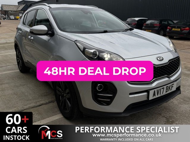 2017 17 KIA SPORTAGE 1.6 GDi 2 SUV 5dr Petrol Manual Euro 6 (s/s) (130 bhp) **48HR DEAL DROP**