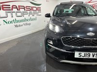 USED 2019 19 KIA SPORTAGE 1.6 T-GDi 4 SUV 5dr Petrol Manual Euro 6 (s/s) (174 bhp) 2 keys, 360 camera, pan roof, NAV