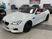 USED 2014 61 BMW M6 4.4 V8 Convertible 2dr Petrol DCT Euro 5 (s/s) (560 ps) CARBON PACK + COMFORT ACCESS + HARMON KARDON + RED LEATHER!