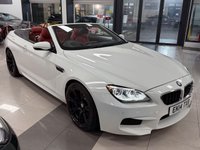 USED 2014 61 BMW M6 4.4 V8 Convertible 2dr Petrol DCT Euro 5 (s/s) (560 ps) CARBON PACK + COMFORT ACCESS + HARMON KARDON + RED LEATHER!