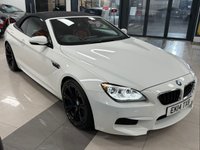 USED 2014 61 BMW M6 4.4 V8 Convertible 2dr Petrol DCT Euro 5 (s/s) (560 ps) CARBON PACK + COMFORT ACCESS + HARMON KARDON + RED LEATHER!