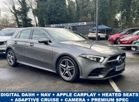 USED 2019 19 MERCEDES-BENZ A-CLASS 1.5 A180d AMG Line (Premium) Hatchback 5dr Diesel 7G-DCT Euro 6 (s/s) (116 ps) AMG LINE PREMIUM + NAVIGATION + CARPLAY + HEATED HALF LEATHER