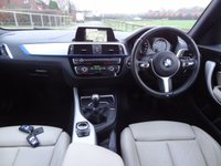 USED 2017 67 BMW 118i M Sport  METALLIC ESTORIL BLUE WITH DAKOTA OYSTER LEATHER 