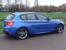 USED 2017 67 BMW 118i M Sport  METALLIC ESTORIL BLUE WITH DAKOTA OYSTER LEATHER 