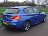 USED 2017 67 BMW 118i M Sport  METALLIC ESTORIL BLUE WITH DAKOTA OYSTER LEATHER 
