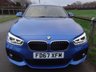 USED 2017 67 BMW 118i M Sport  METALLIC ESTORIL BLUE WITH DAKOTA OYSTER LEATHER 