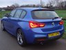USED 2017 67 BMW 118i M Sport  METALLIC ESTORIL BLUE WITH DAKOTA OYSTER LEATHER 
