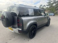 USED 2021 70 LAND ROVER DEFENDER 3.0 D250 MHEV HSE SUV 5dr Diesel Auto 4WD Euro 6 (s/s) (250 ps) DEFENDER HSE 3.0D IN EIGER GREY FSH PANORAMIC SUNROOF 23"ALLOYS