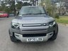 USED 2021 70 LAND ROVER DEFENDER 3.0 D250 MHEV HSE SUV 5dr Diesel Auto 4WD Euro 6 (s/s) (250 ps) DEFENDER HSE 3.0D IN EIGER GREY FSH PANORAMIC SUNROOF 23"ALLOYS
