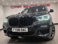 USED 2018 68 BMW X3 3.0 30d M Sport SUV 5dr Diesel Auto xDrive Euro 6 (s/s) (265 ps) 
