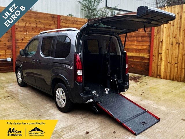 View our Peugeot Rifter 3 Seat Auto Wheelchair Accessible Disabled Access Vehicle WAV