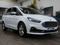 USED 2022 72 FORD GALAXY 2.5h Duratec Titanium MPV 5dr Petrol Hybrid CVT Euro 6 (s/s) (190 ps) LUX PACK SAT NAV LEATHER HEATED SEATS CRUISE CONTROL PARKING SENSORS 1 OWNER SERVICE HISTORY WARRANTY GENUINE LOW MILES