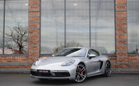 USED 2017 67 PORSCHE 718 CAYMAN 2.5T S Coupe 2dr Petrol PDK Euro 6 (s/s) (350 ps) GT SILVER / SPORT DESIGN / PSE