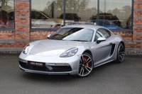 USED 2017 67 PORSCHE 718 CAYMAN 2.5T S Coupe 2dr Petrol PDK Euro 6 (s/s) (350 ps) GT SILVER / SPORT DESIGN / PSE