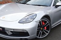 USED 2017 67 PORSCHE 718 CAYMAN 2.5T S Coupe 2dr Petrol PDK Euro 6 (s/s) (350 ps) GT SILVER / SPORT DESIGN / PSE