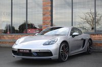 USED 2017 67 PORSCHE 718 CAYMAN 2.5T S Coupe 2dr Petrol PDK Euro 6 (s/s) (350 ps) GT SILVER / SPORT DESIGN / PSE