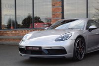 USED 2017 67 PORSCHE 718 CAYMAN 2.5T S Coupe 2dr Petrol PDK Euro 6 (s/s) (350 ps) GT SILVER / SPORT DESIGN / PSE