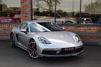 USED 2017 67 PORSCHE 718 CAYMAN 2.5T S Coupe 2dr Petrol PDK Euro 6 (s/s) (350 ps) GT SILVER / SPORT DESIGN / PSE
